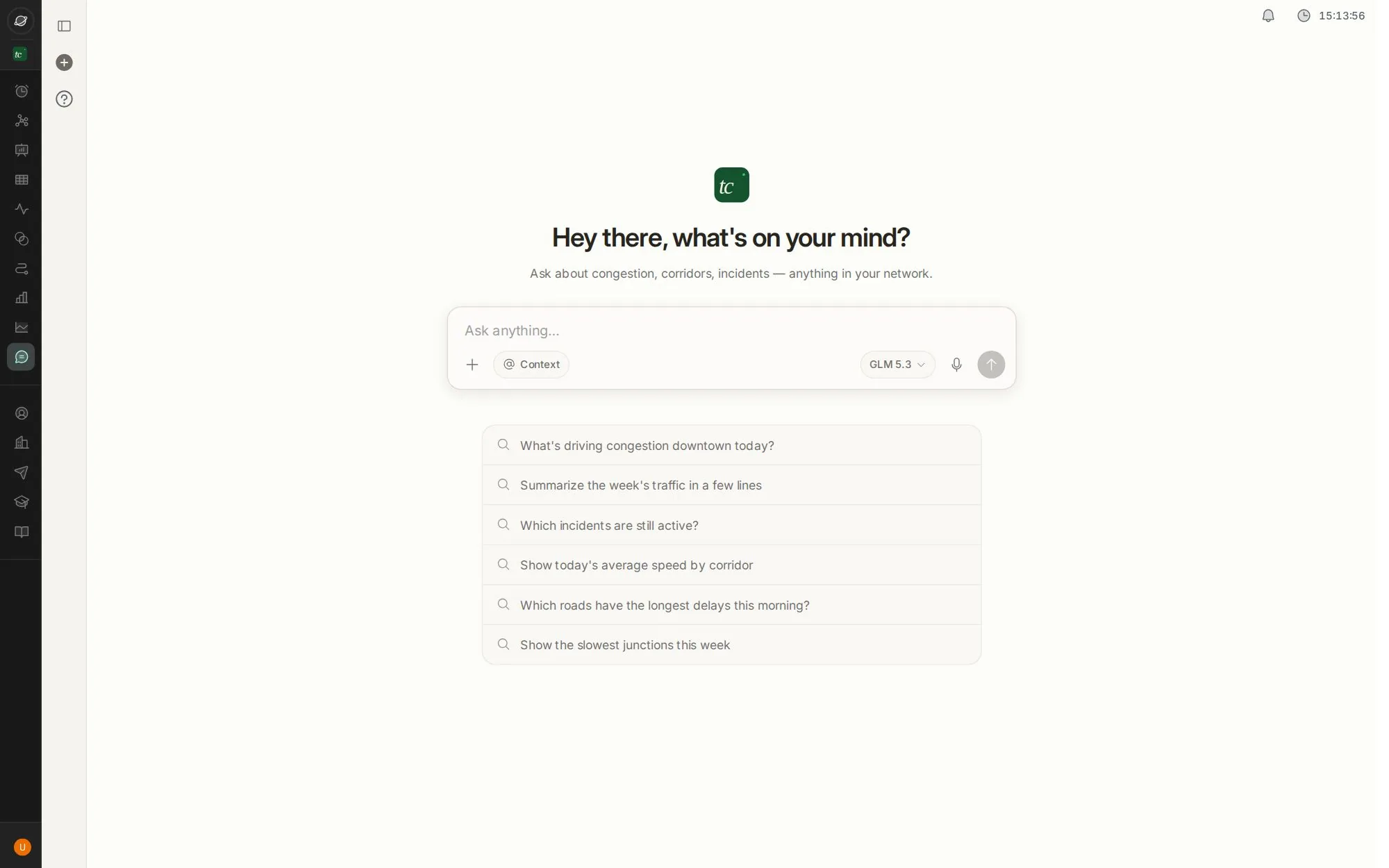 The Assistant screen